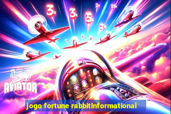 jogo fortune rabbitInformational