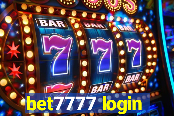 bet7777 login