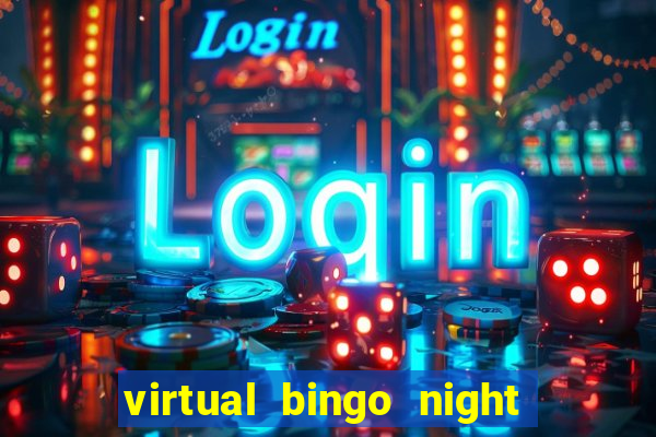 virtual bingo night with friends