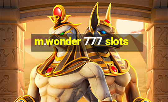 m.wonder 777 slots