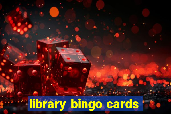 library bingo cards