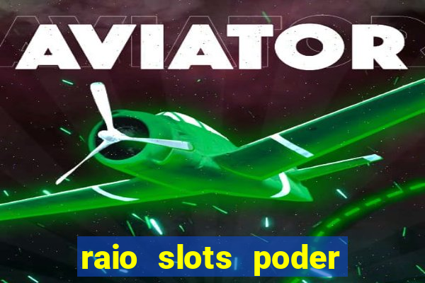 raio slots poder de zeus