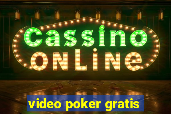 video poker gratis