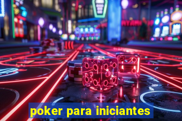 poker para iniciantes