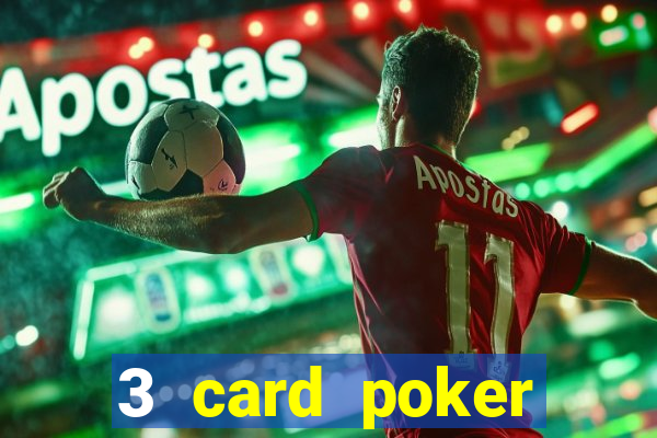 3 card poker casino online