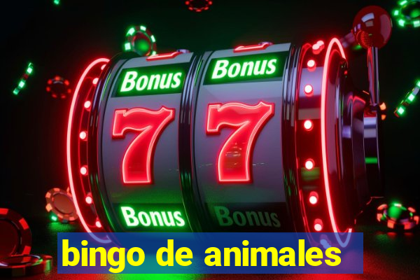 bingo de animales