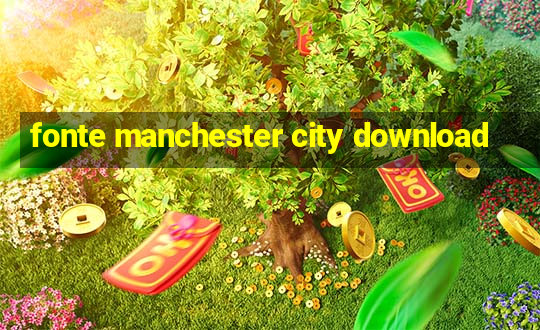 fonte manchester city download