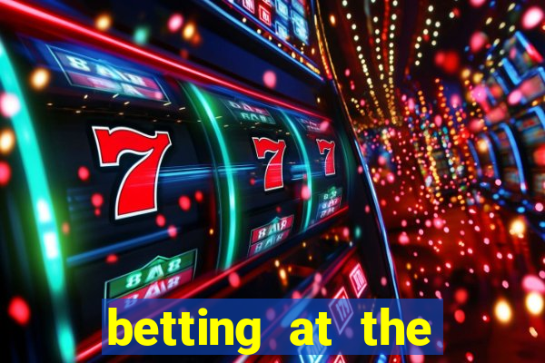 betting at the horse track