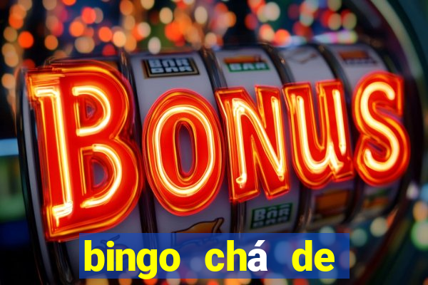 bingo chá de bebê excel