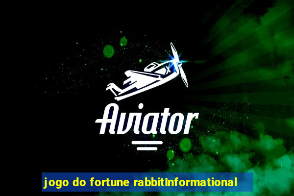 jogo do fortune rabbitInformational