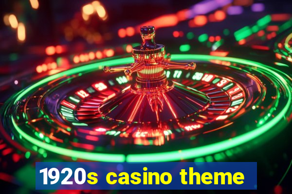 1920s casino theme