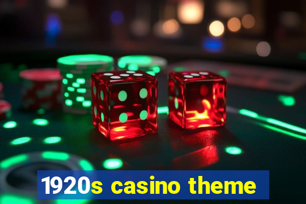 1920s casino theme