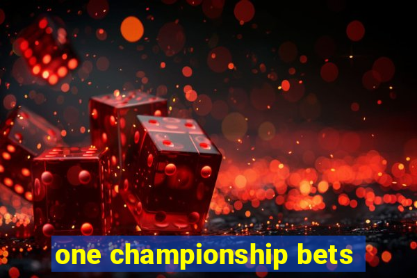 one championship bets