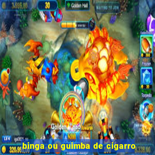 binga ou guimba de cigarro