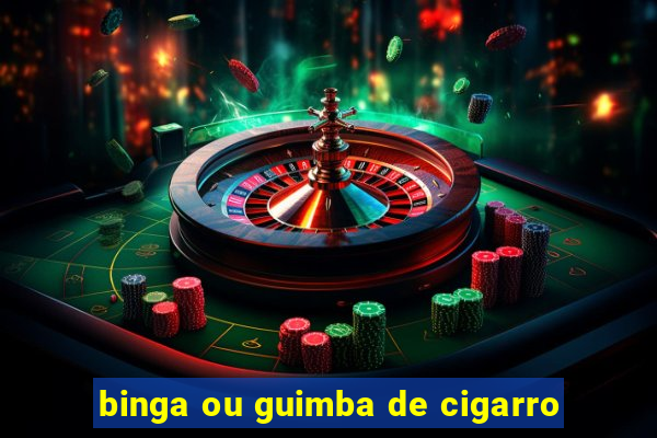 binga ou guimba de cigarro