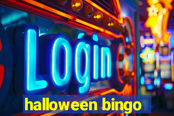 halloween bingo