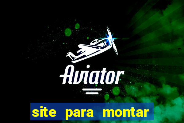 site para montar time de futebol