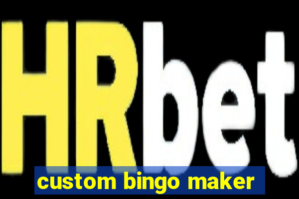 custom bingo maker