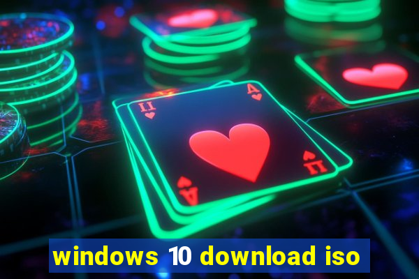 windows 10 download iso