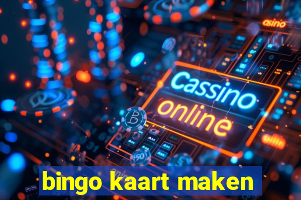 bingo kaart maken