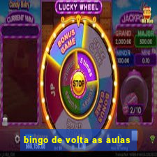 bingo de volta as aulas