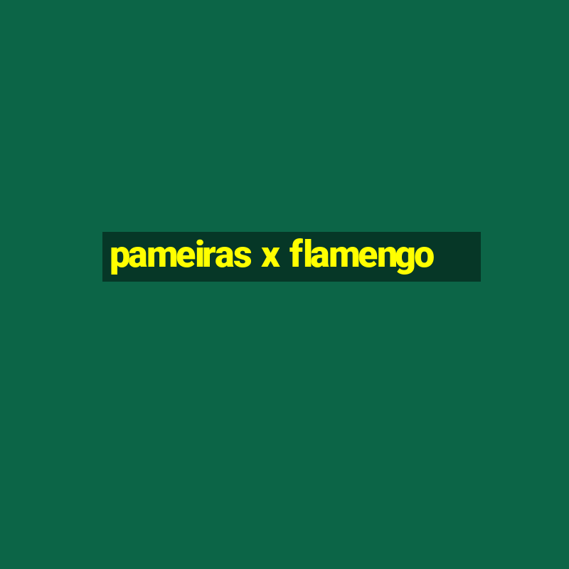 pameiras x flamengo