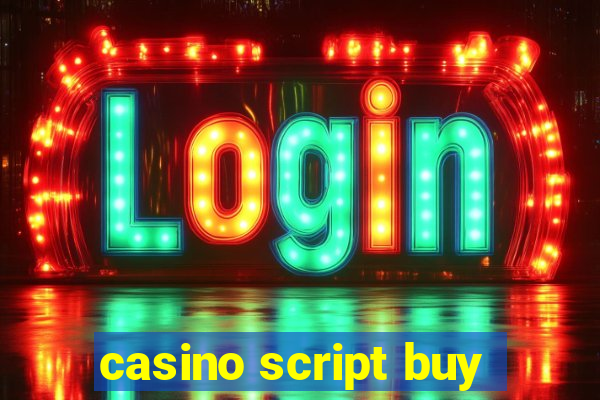 casino script buy