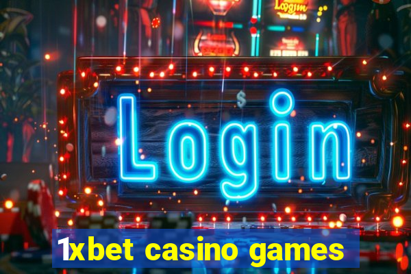 1xbet casino games