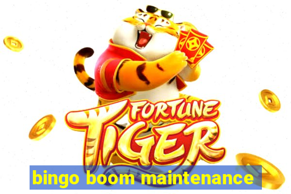 bingo boom maintenance