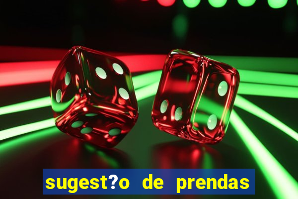 sugest?o de prendas para bingo