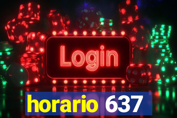 horario 637