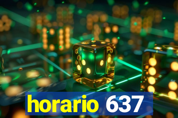 horario 637