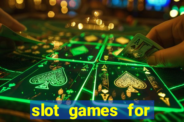 slot games for real money