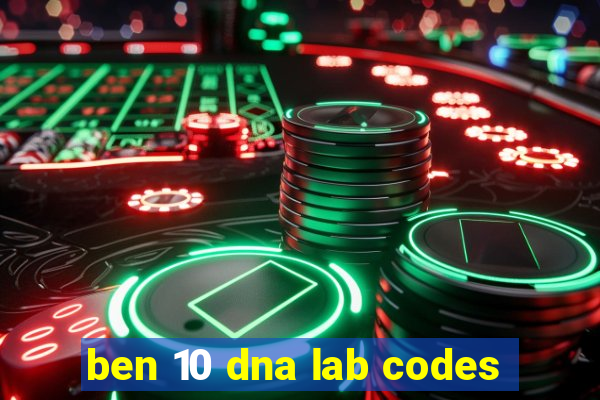 ben 10 dna lab codes