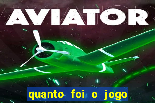 quanto foi o jogo do paisandu