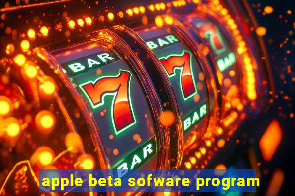 apple beta sofware program