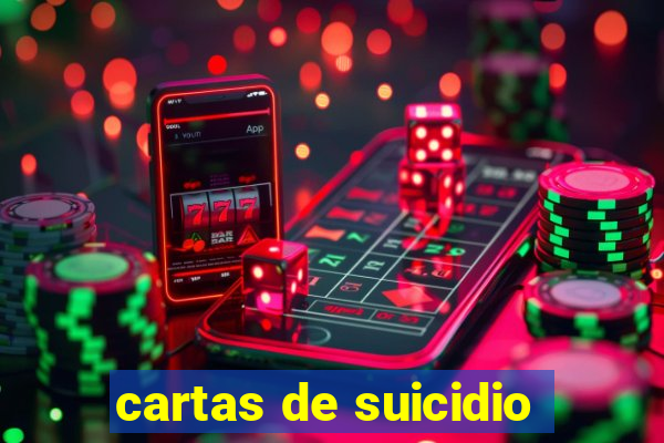 cartas de suicidio