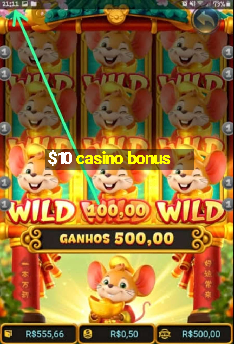 $10 casino bonus