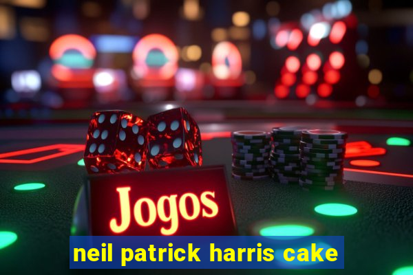 neil patrick harris cake