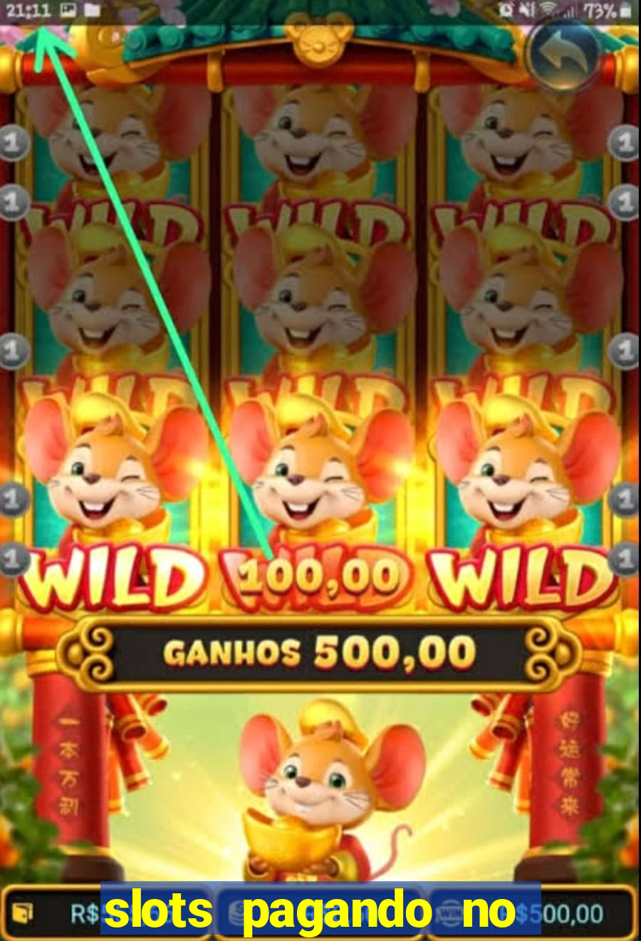 slots pagando no cadastro apk