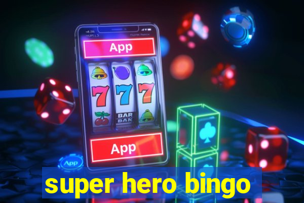 super hero bingo