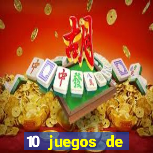 10 juegos de casino nombres