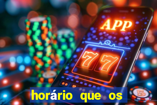 horário que os slots pagam