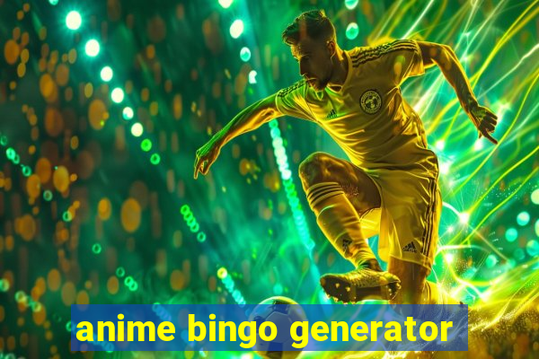 anime bingo generator