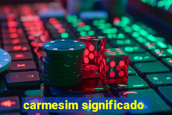 carmesim significado