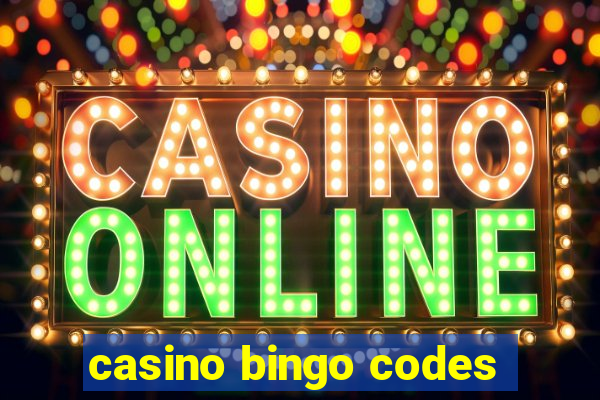 casino bingo codes