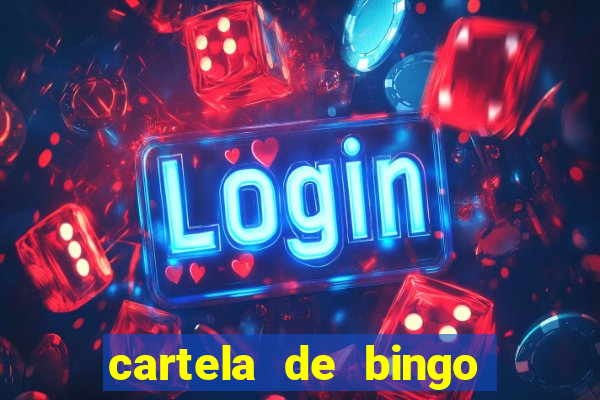 cartela de bingo da subtra??o para imprimir