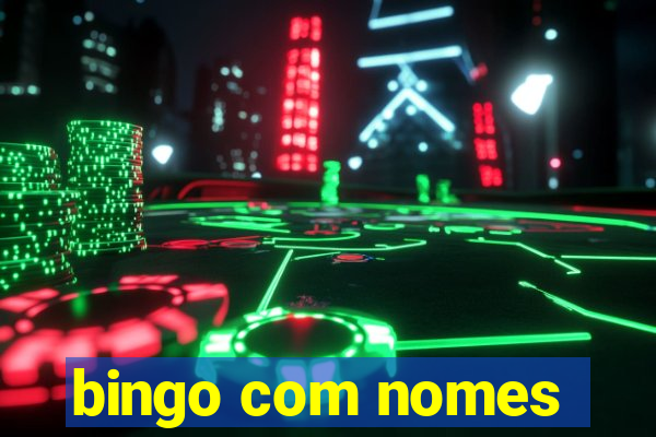 bingo com nomes