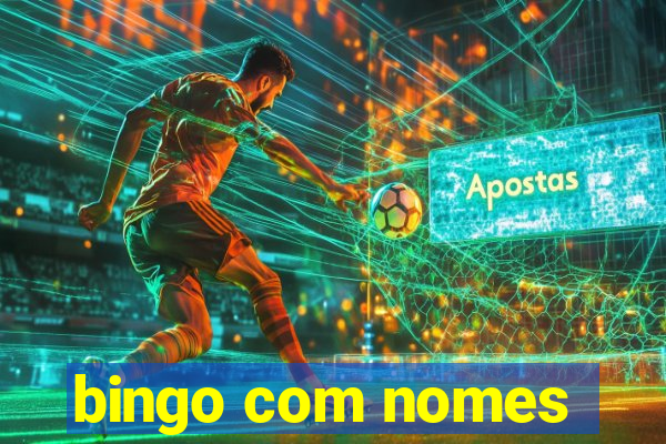 bingo com nomes