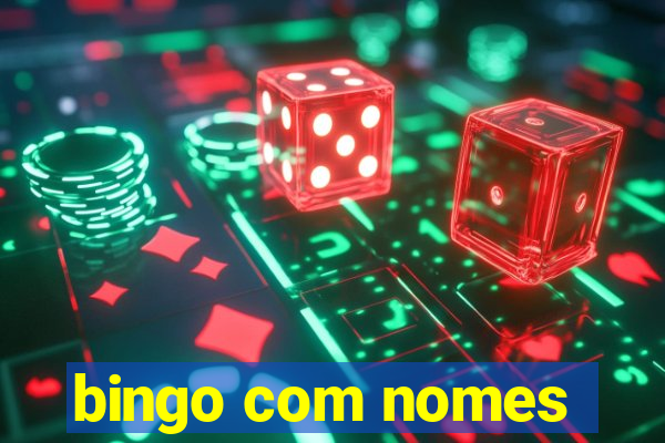 bingo com nomes